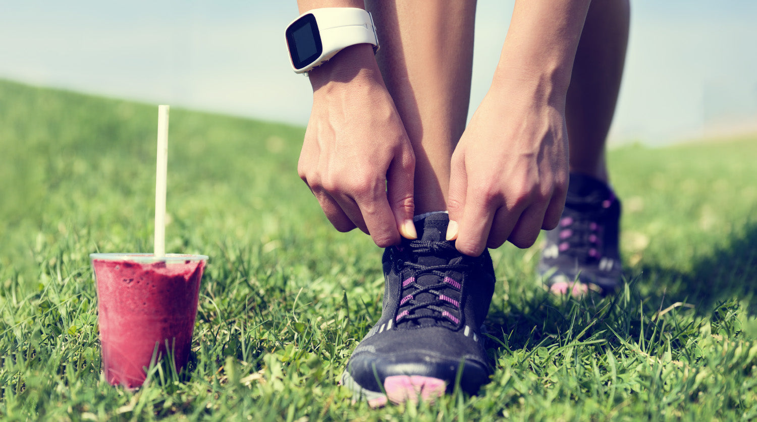 runner tying shoes to symbolise Post-Holiday Detox Tips: Revitalise with Manuka Honey