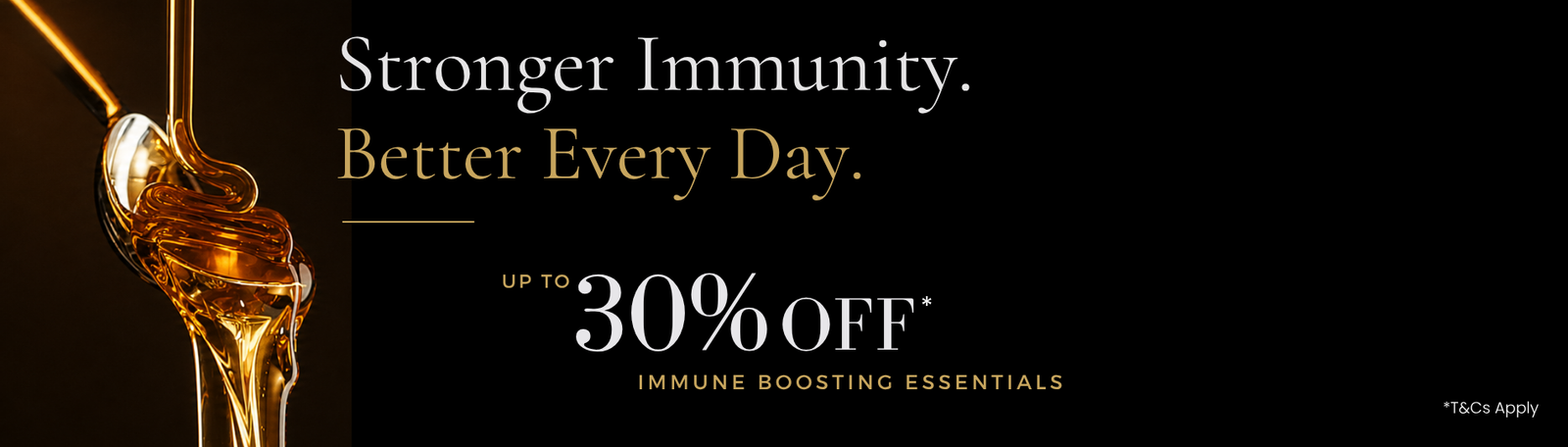 Immunity Sale Banner
