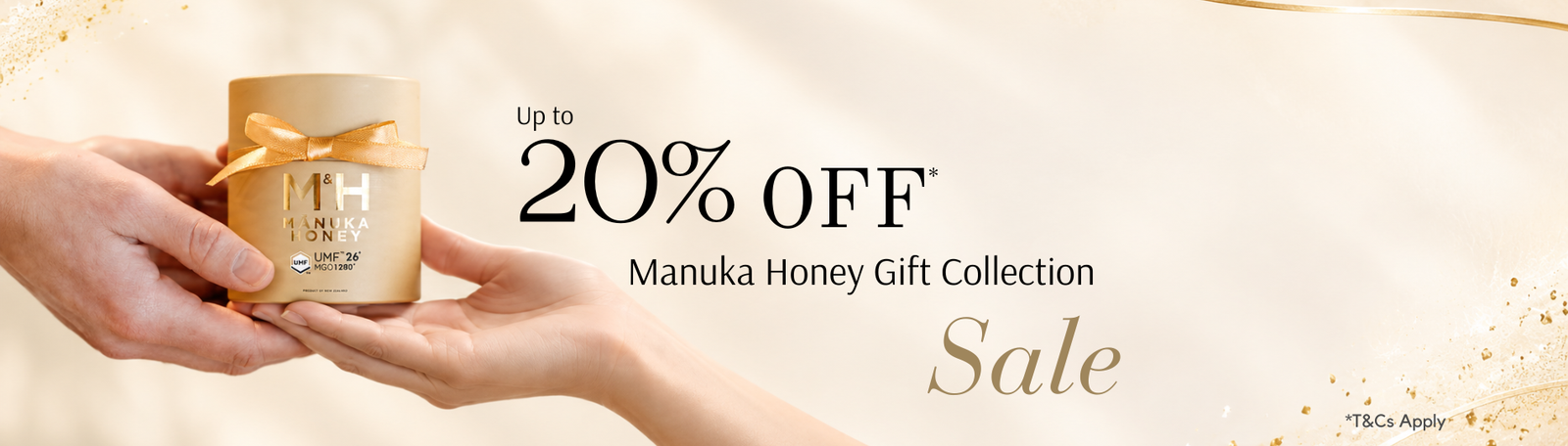 Selection of Manuka Honey Gifts and Gift Baskets