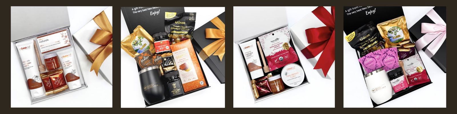 Selection of Manuka Honey Gift Baskets