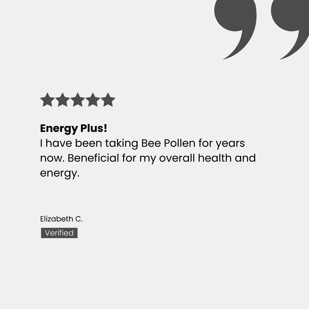 Natural New Zealand Bee Pollen 