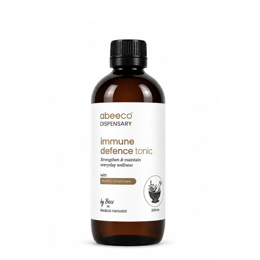 Immune Defence Tonic in a amber bottle