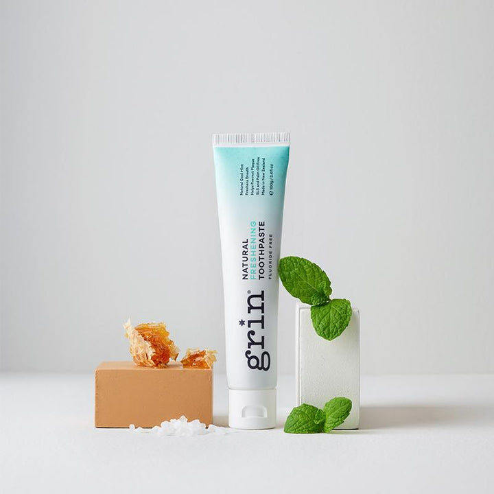 Freshening 100% Natural Toothpaste - Health & Supplements | Grin