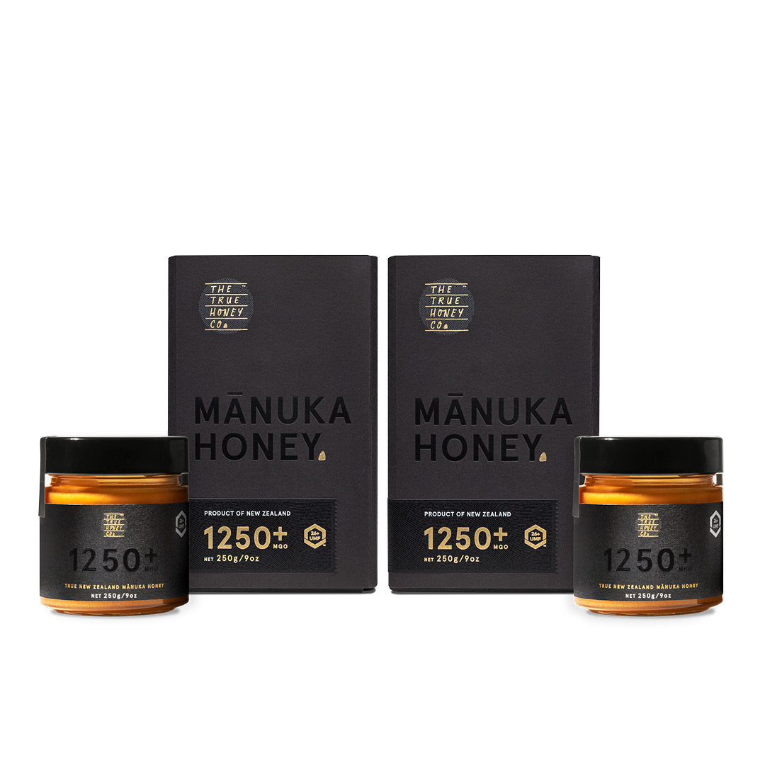 MGO 1250+ Manuka Honey Golden Pair Gift Set