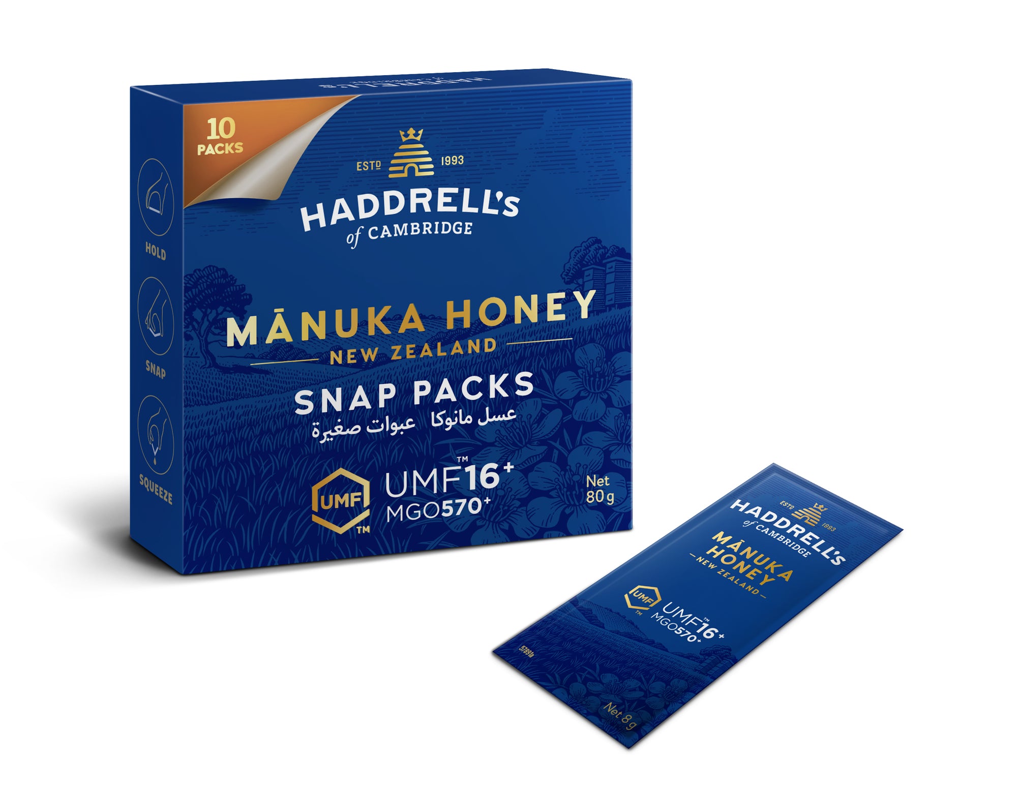 16+ UMF Manuka Honey Snap Packs