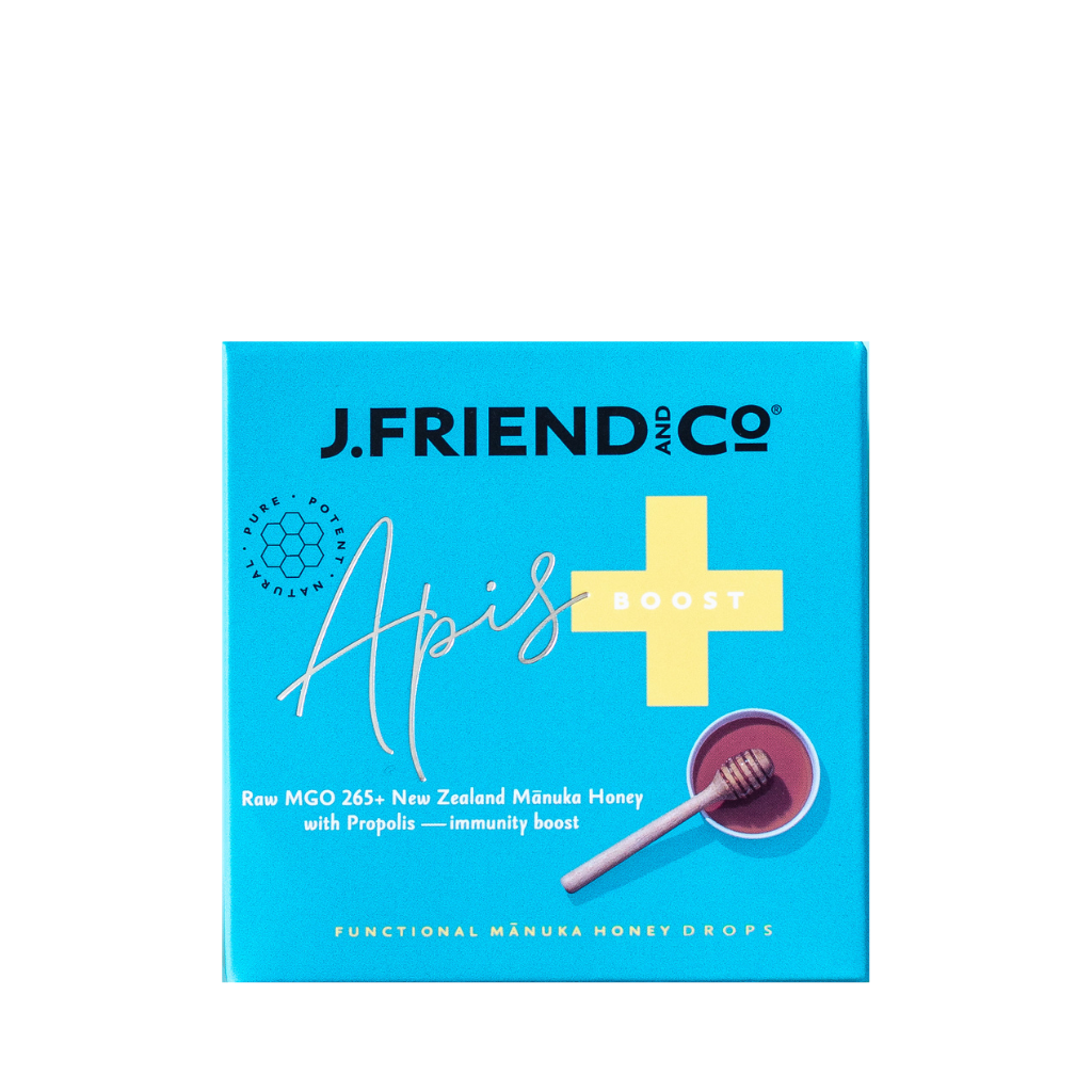J.Friend boost lozenges blue box