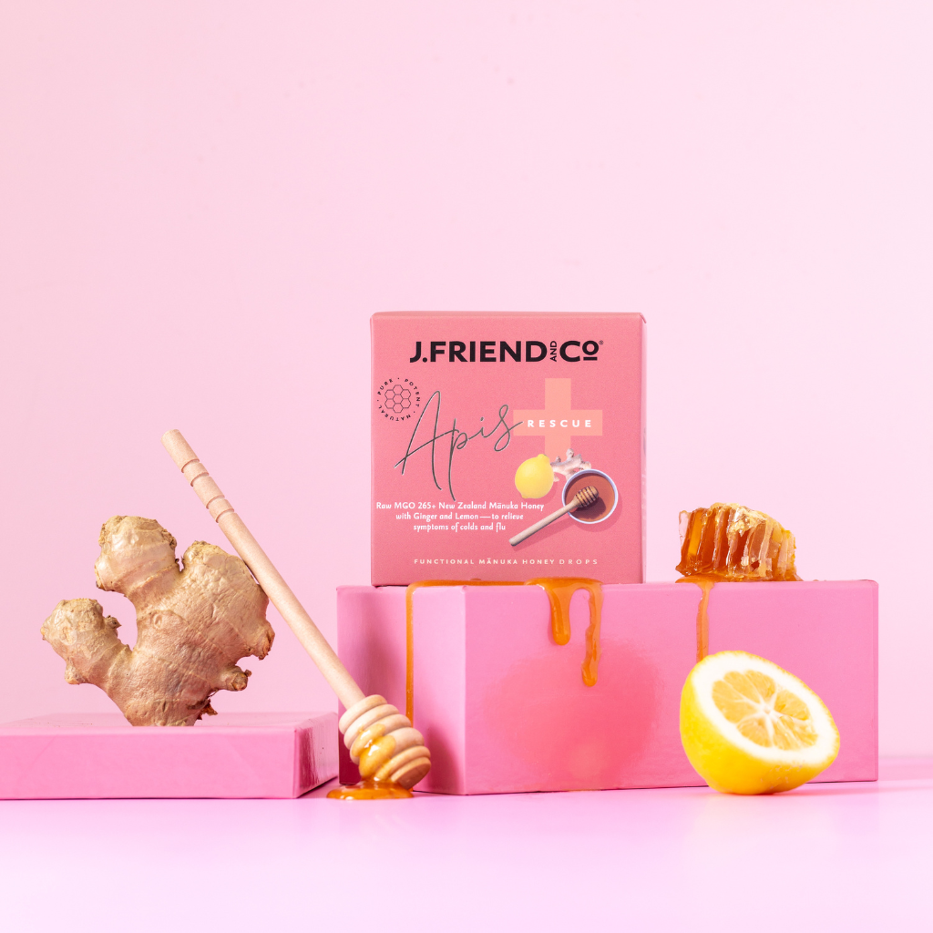 J.Friend rescue lozenges pink box