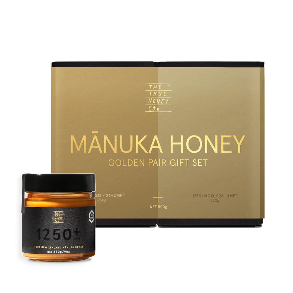 MGO 1250+ Manuka Honey Golden Pair Gift Set