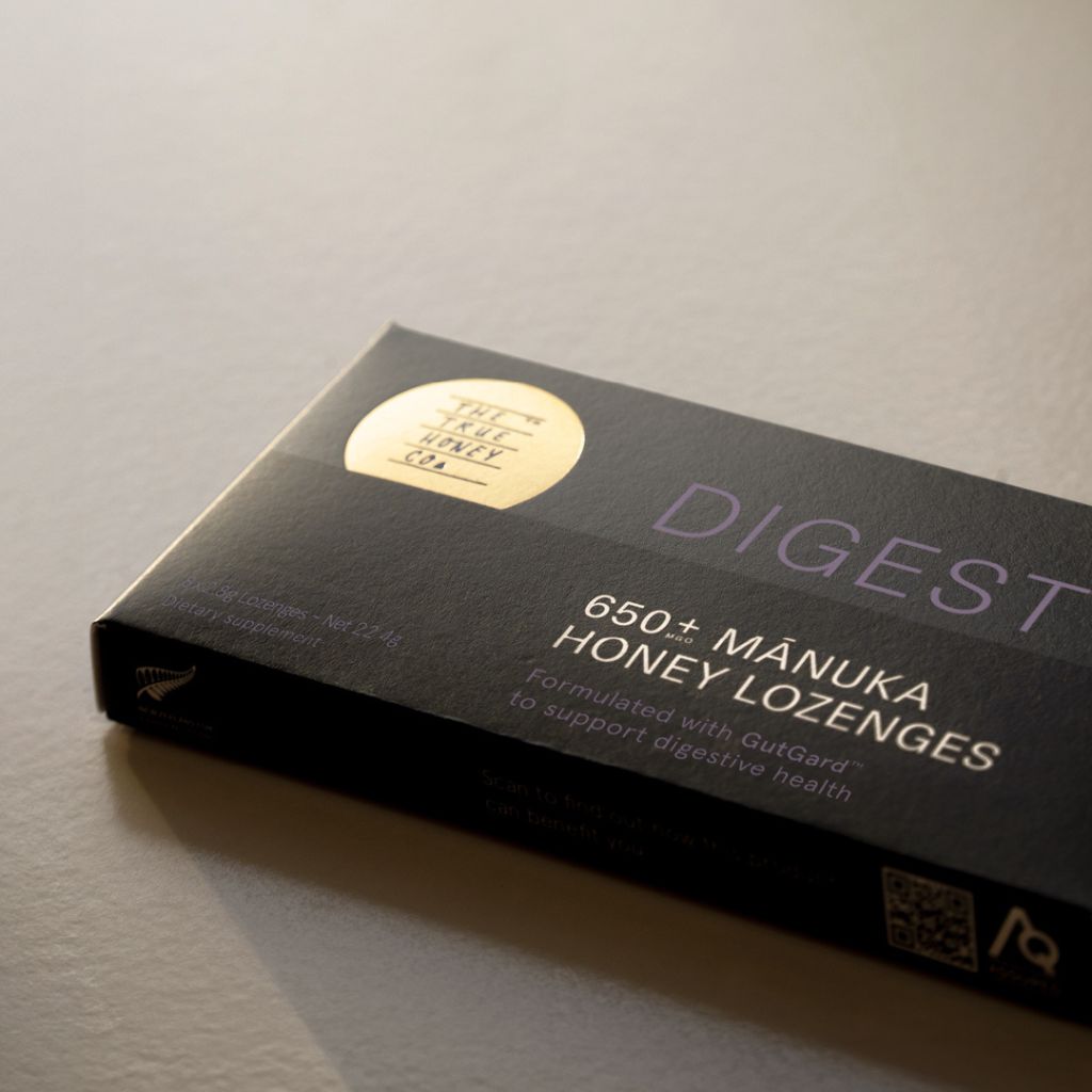digest lozenges lying on a table