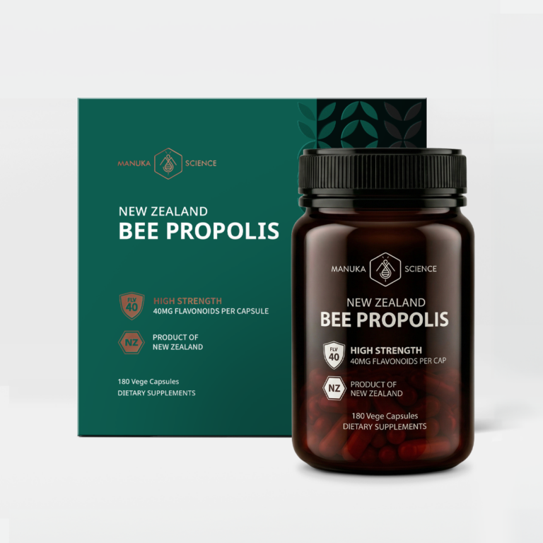 Manuka Science Bee Propolis FLV 40 - 180 Vege Capsules