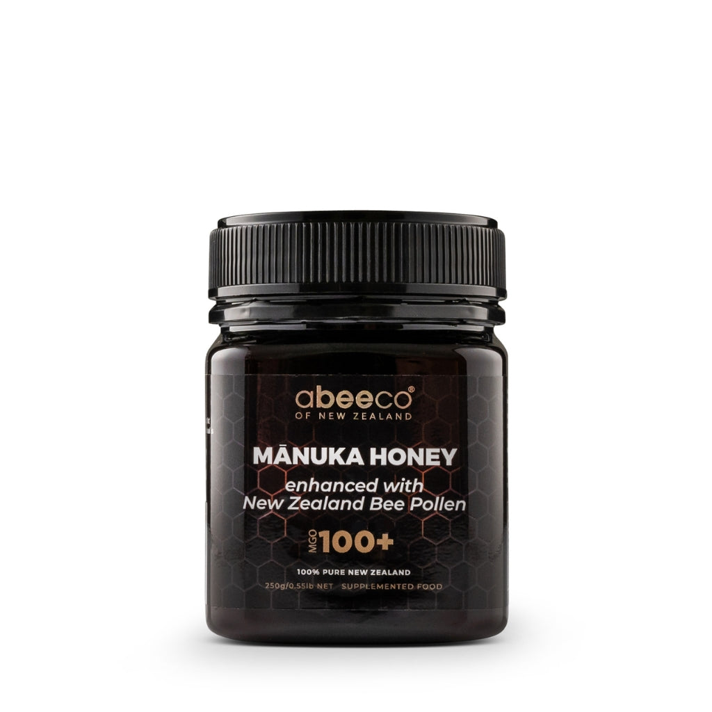 MGO 100+ Manuka Honey معزز بحبوب لقاح النحل النيوزيلندي