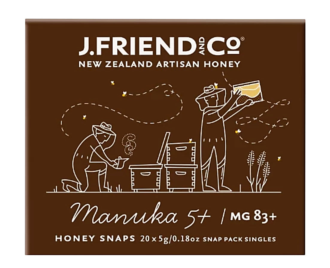 Manuka Honey Snaps 5+ / MG 83+  | J Friend & Co