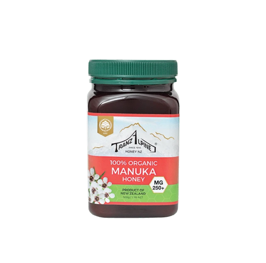 250+ MG Organic Manuka Honey - Manuka Honey | TranzAlpine Honey NZ