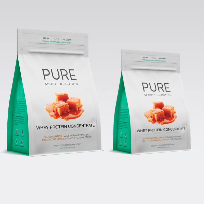 Whey Protein Concentrate - Salted Caramel + Manuka Honey
