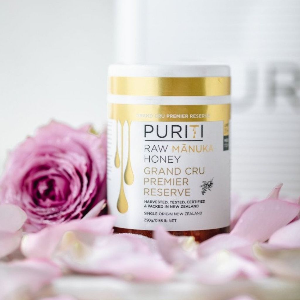 Puriti 31+ UMF Jar with roses