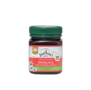 100+ MG Organic Manuka Multifloral Honey - Manuka Honey | TranzAlpine Honey NZ